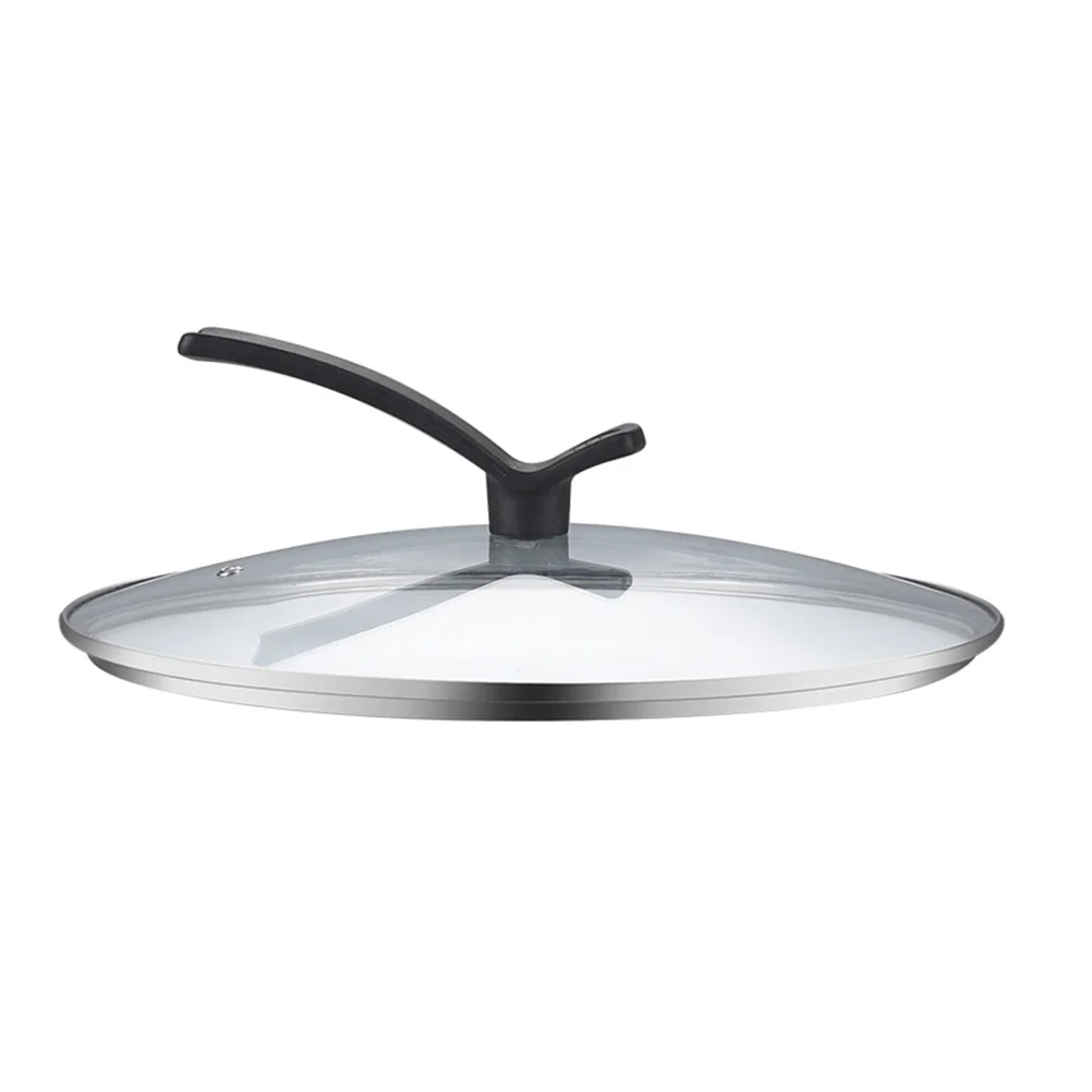 

Lid Cover Pot Pan Replacement Lids Frying Cookware Covers Universal Cooking Tempered Pans Skillet Standing Basting Anti Saucepan