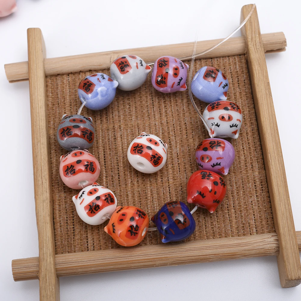 5 шт. керамические бусины 12/14 мм |