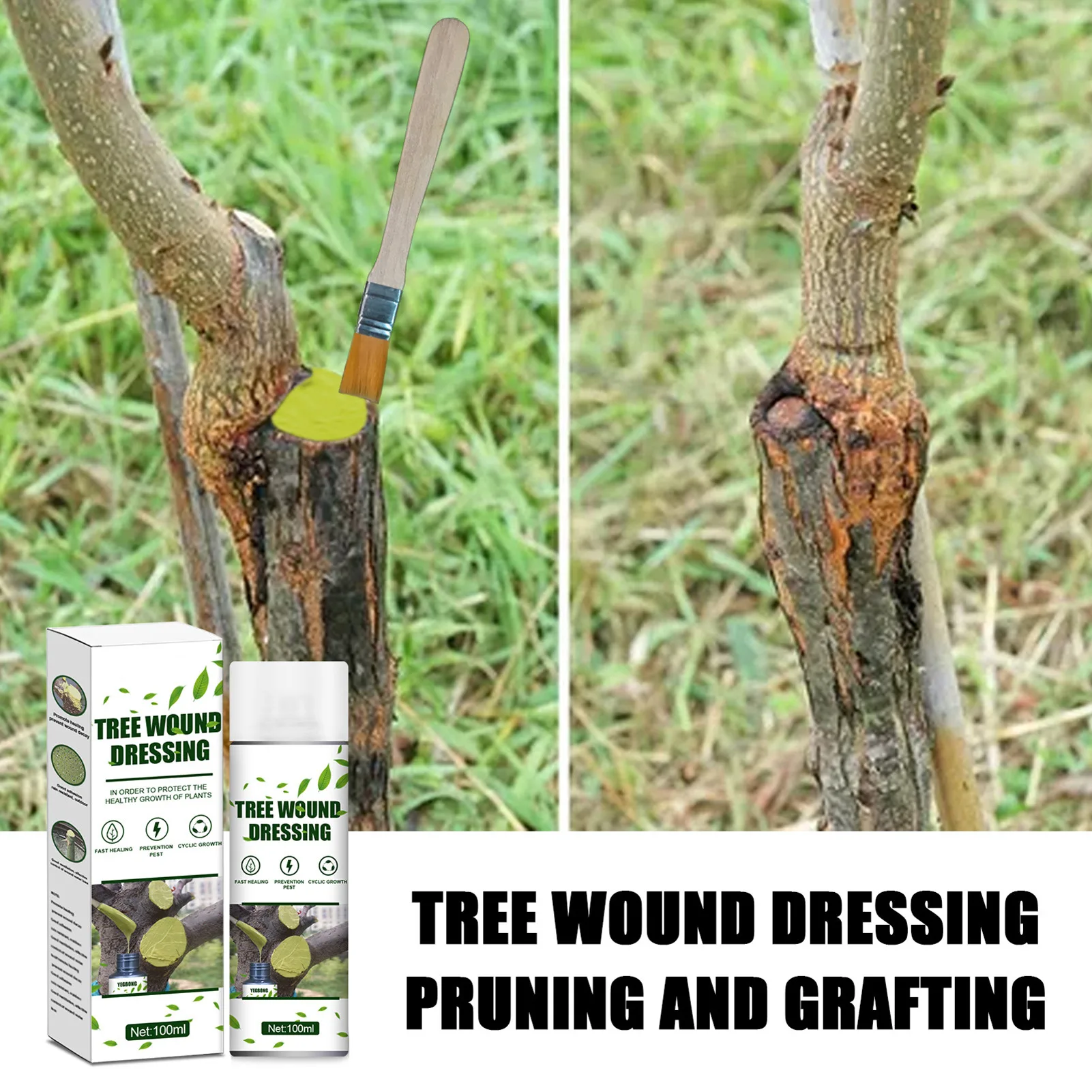 

Tree Pruning Sealer Tree Repair Sealer Pruning Paint Tree Filler Bonsai Pruning Cutting Paste Healing Cream For Trees