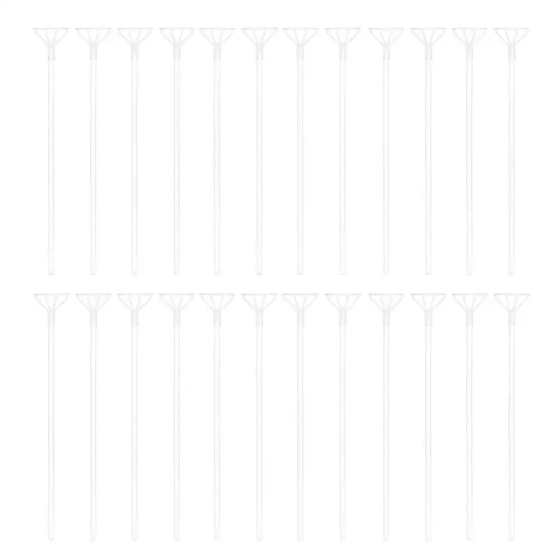 

50pcs Balloon Stands Balloon Holders Balloon Cup Stands Plastic Balloon Sticks