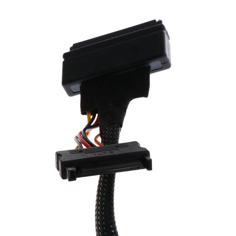 

3 шт. 0,5 м/8643 футов Mini SAS SFF от до U.2 SFF-8639 кабель с 15-контактным разъемом SATA, кабель питания SSD, провод 12 Гб/с