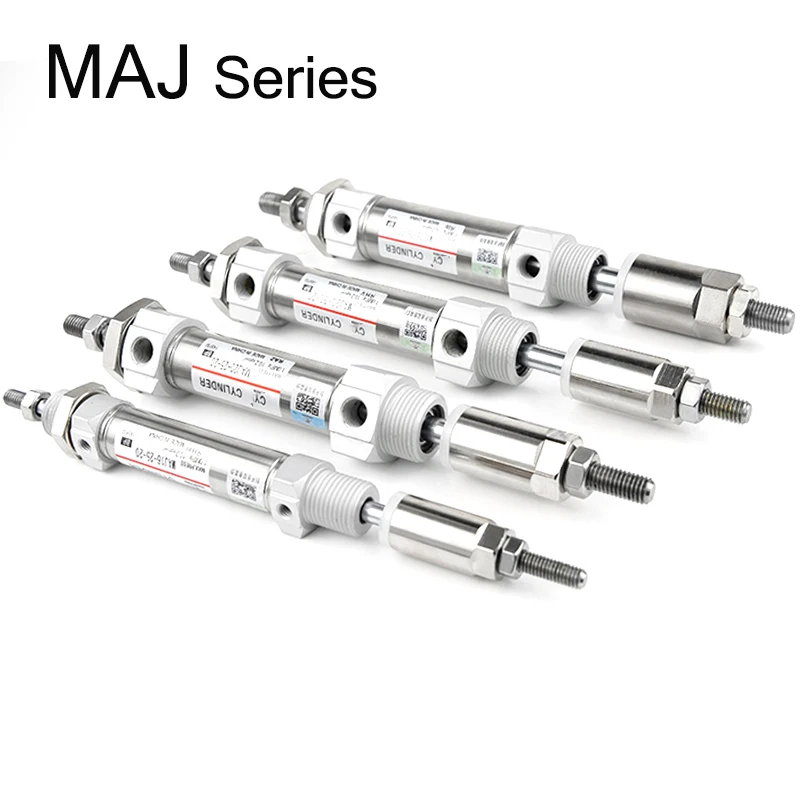 

MAJ Series Pneumatic Cylingder Stainless Steel Stroke Adjustable Mini Cylinder MAJ16/20/25/32/40X25X50X75X100-25-50S