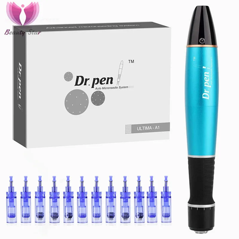 

Wireless dr pen A1-W Professional Facial Derma Rollers MicroNeedling Pen Mesotherapy Skin Care Beauty Health Tool