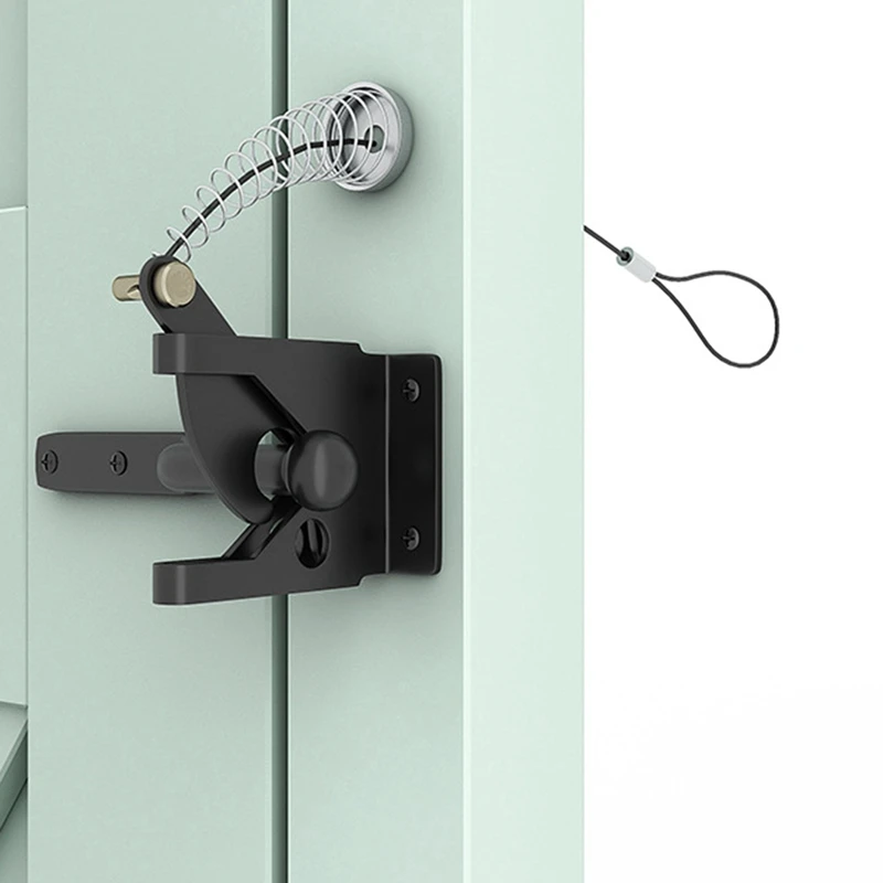 Сверхмощная Автоматическая защелка забор пряжка ремень веревка Запираемая