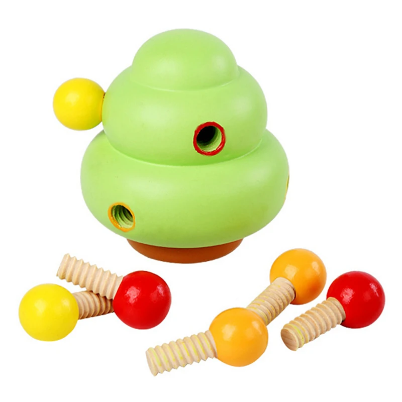 

Wooden Children's DIY Classification Assembling Nut Tree Children's Fun Hand-Eye Coordination Educational Toys