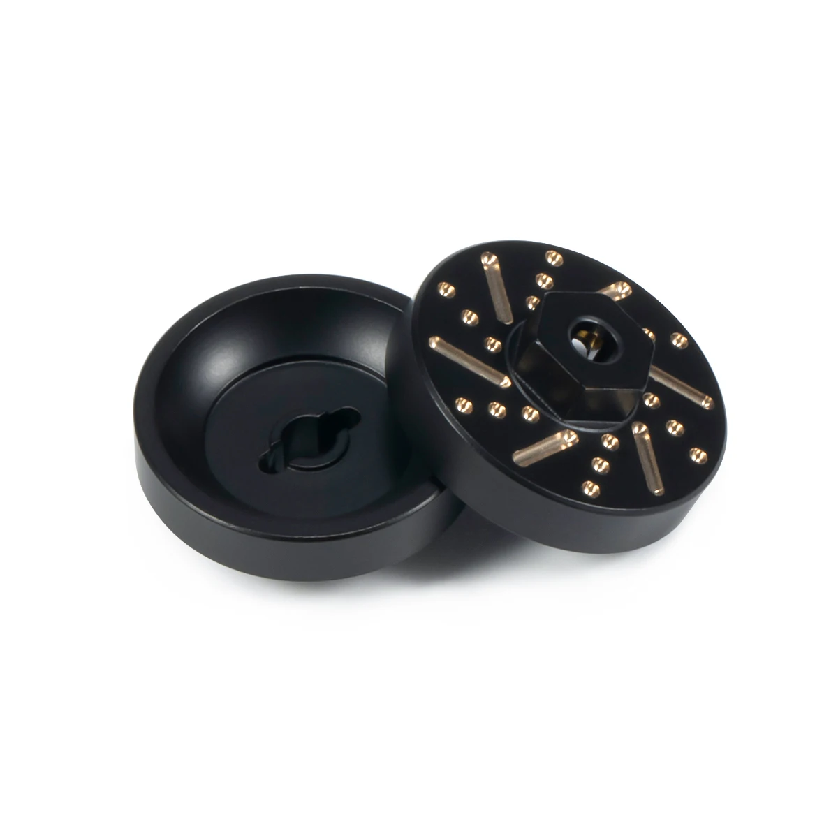 4 шт латунные удлиненные ступицы для колес с шестигранным хвостовиком + 3 мм