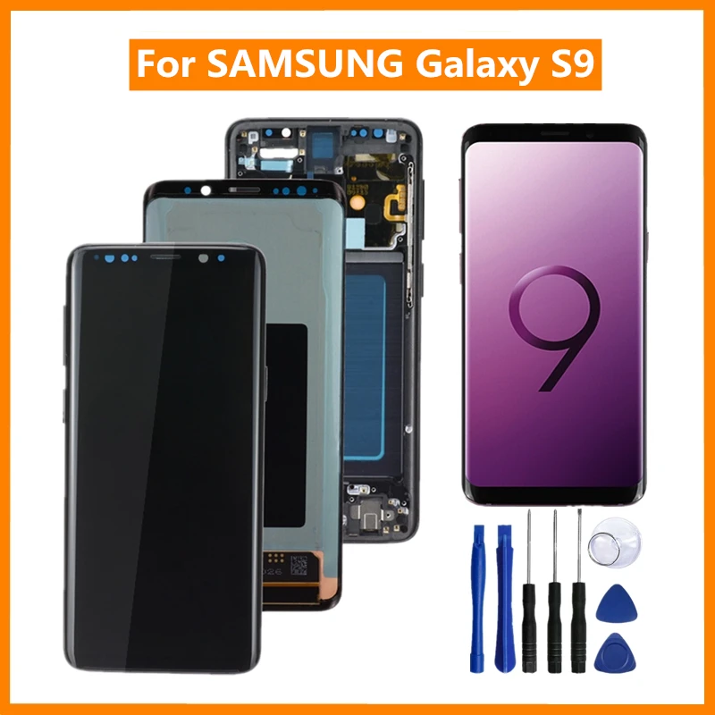 

Original AMOLED Display For Samsung Galaxy S9 LCD Touch Screen Digitizer For S9 G960 LCD Display Assembly Repair Parts