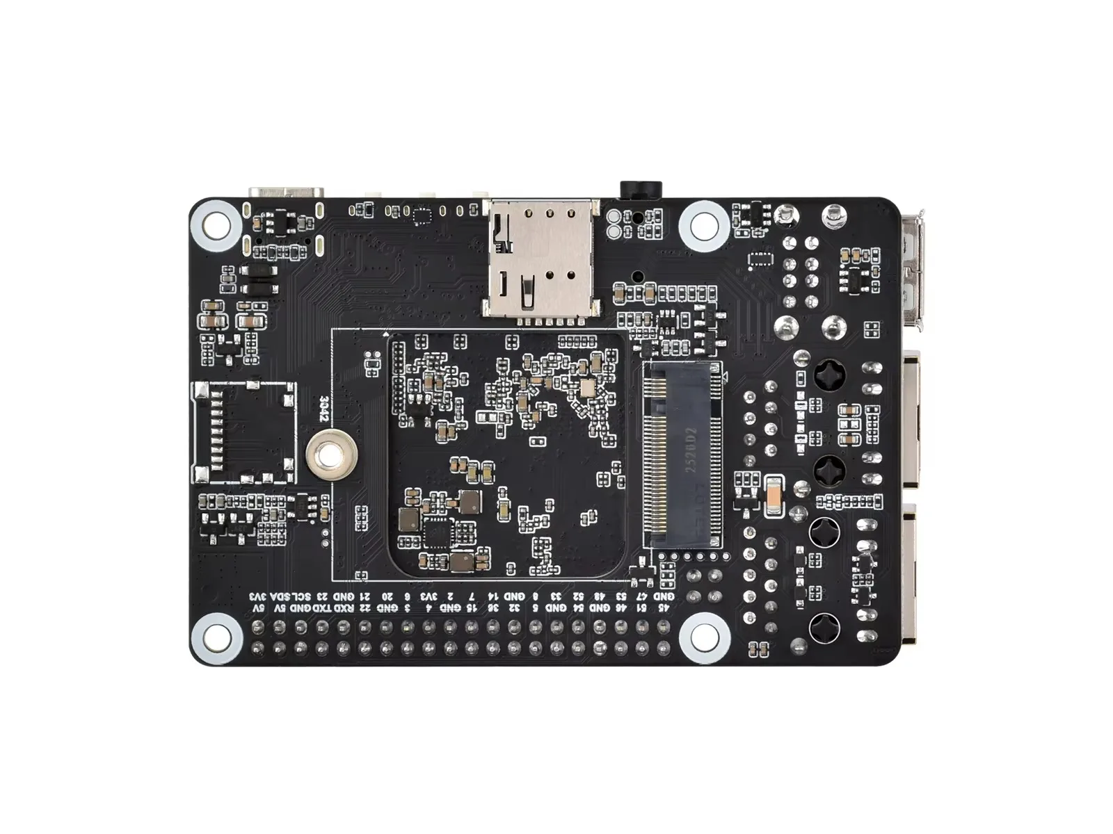 Фото DroMaLuckfox Lyra Pi Linux SBC - Трехъядерный процессор A7, Wi-Fi 6/BT5.2, MIPI DSI, поддержка 4G LTE, Rockchip Matrix IO, опция EMMC/MicroSD. №5
