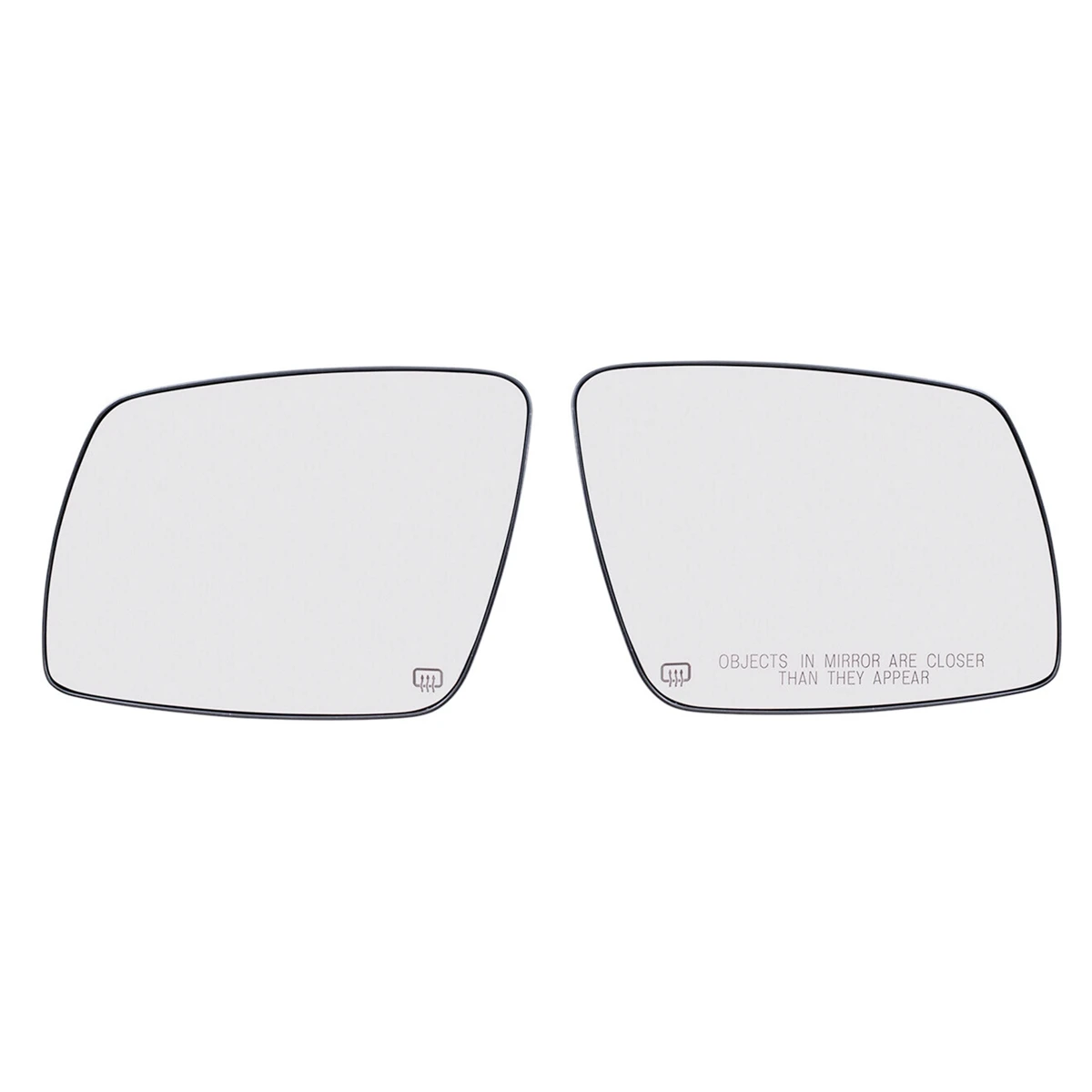 

2Pcs Car Front Heated Side Door Wing Rear View Mirror Lens Glass 68045693AA 68045694AA for Dodge Journey 2009 -2020