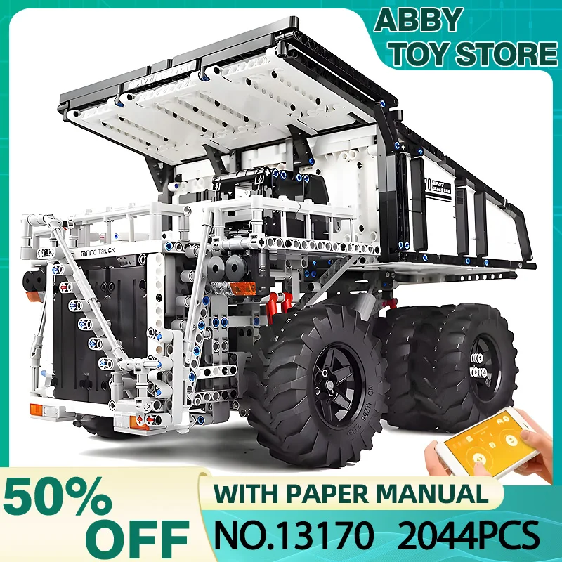 MOLD KING 13170 Технический MOC-29973 Terex T284 Горный экскаватор Самосвал Модель автомобиля DIY