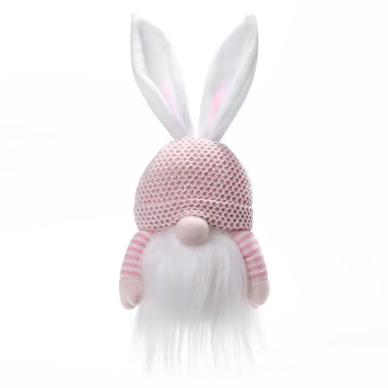 

Рождественские гномы, искусственный зимний гном, Декор, ушки кролика и шапка с цветами, Рождественский Декор, Рождественская плюшевая игруш...