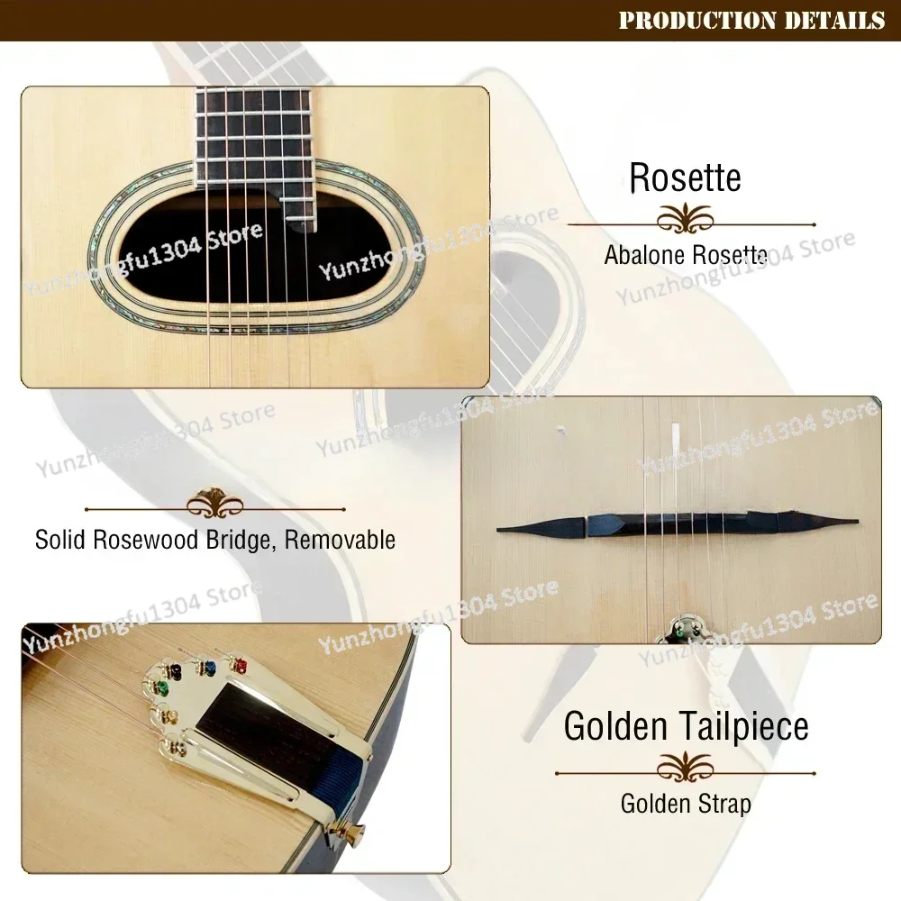 Акустическая гитара профессиональная ручная работа глянцевая отделка