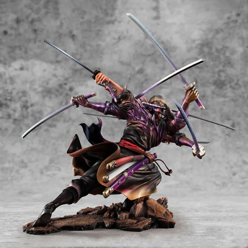 В наличии подлинная MegaHouse MH POP MAX One Piece аниме-фигурка 17 5 см Roronoa Zoro Nine Swords Asura игрушка