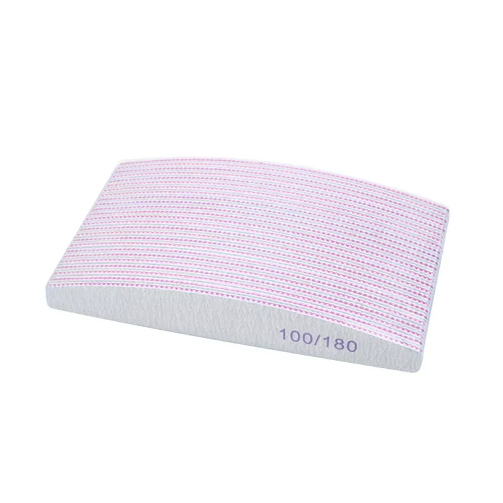 

File 100 To 180 Manufacturers Buffs Lime-sand Nail Files 100x180 For Manicure Tools Professional Filer Touch Nail Remove