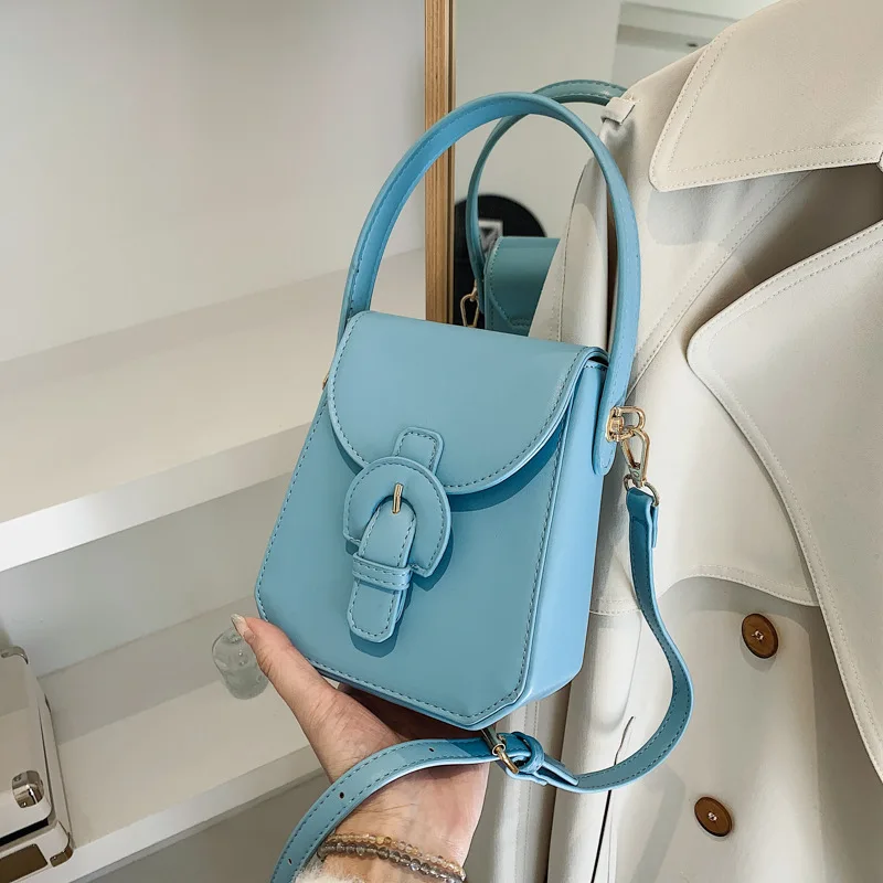

sky blue shoulder bags for women summer 2022 famous brand designer crossbody women's bag new small flap solid woman handbags
