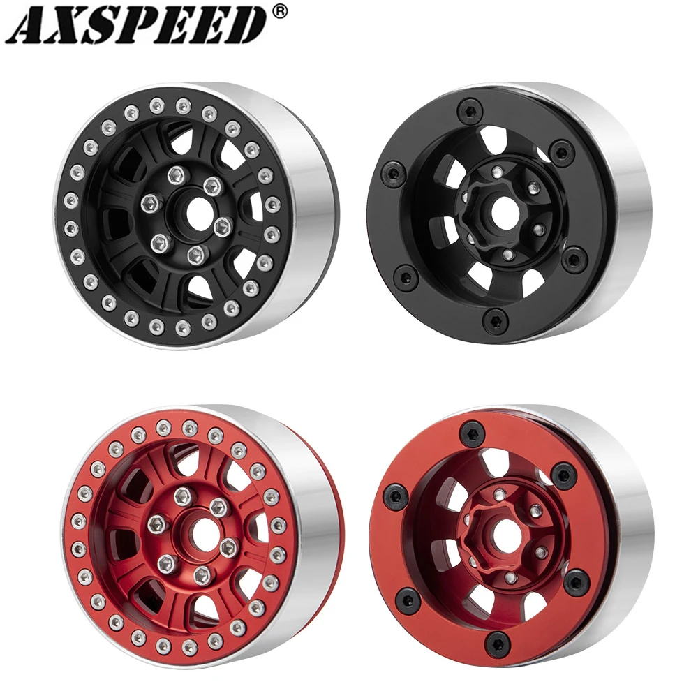 AXSPEED 1 9 &quotступицы колеса Beadlock для 1/10 RC Crawler Car Axial SCX10 CC01 F350 D90 90034 TRX4 TRX6 обновленные