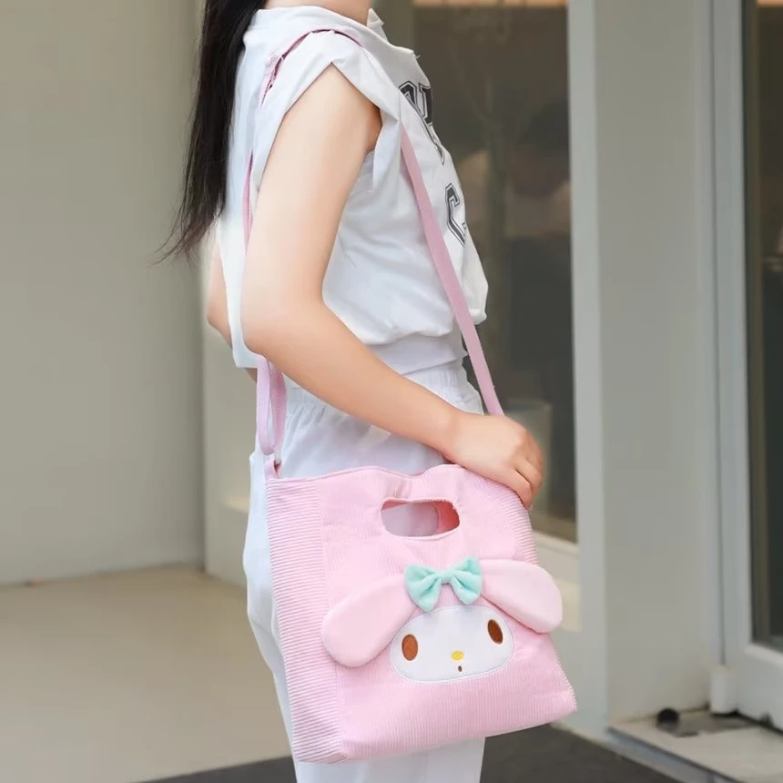 Kawaii плюшевая сумка Kuromi My Melody Cinnamoroll полакко через плечо в японском стиле аниме