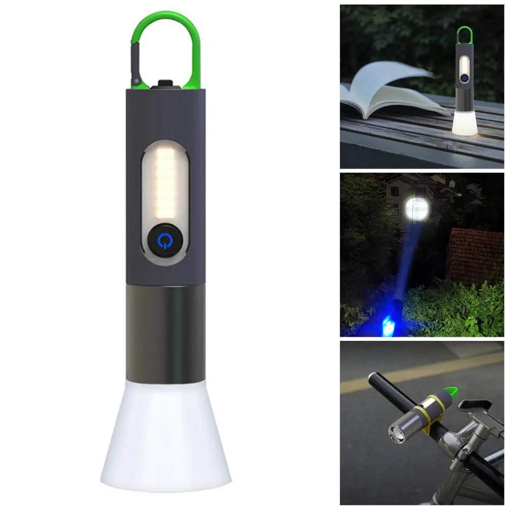 

Convenient Mini Flashlight with Side Light Easy to Carry Rechargeable LED Torch Camping Accessories