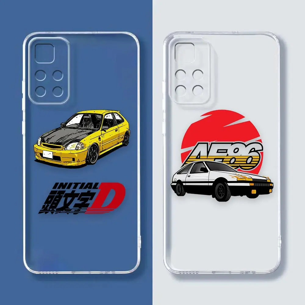 

Clear Phone K40 Case For Redmi K40 NOTE 11 11S 11T 11S 10 10S 9 9T 9S 8 7 PRO PLUS MAX 5G 4G Case Anime Initial D First Stage