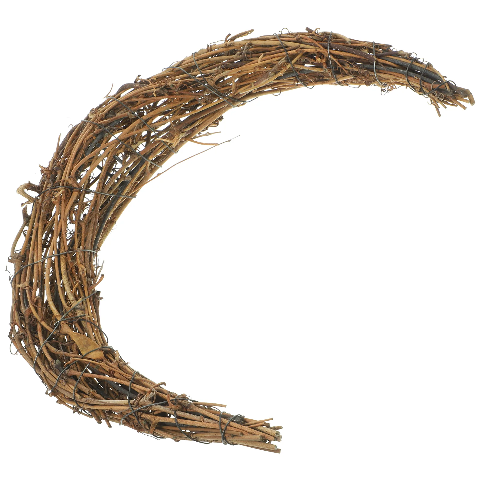Ротанговый уличный Рождественский Декор Smilax Glabra DIY обручи венок рамка круглая