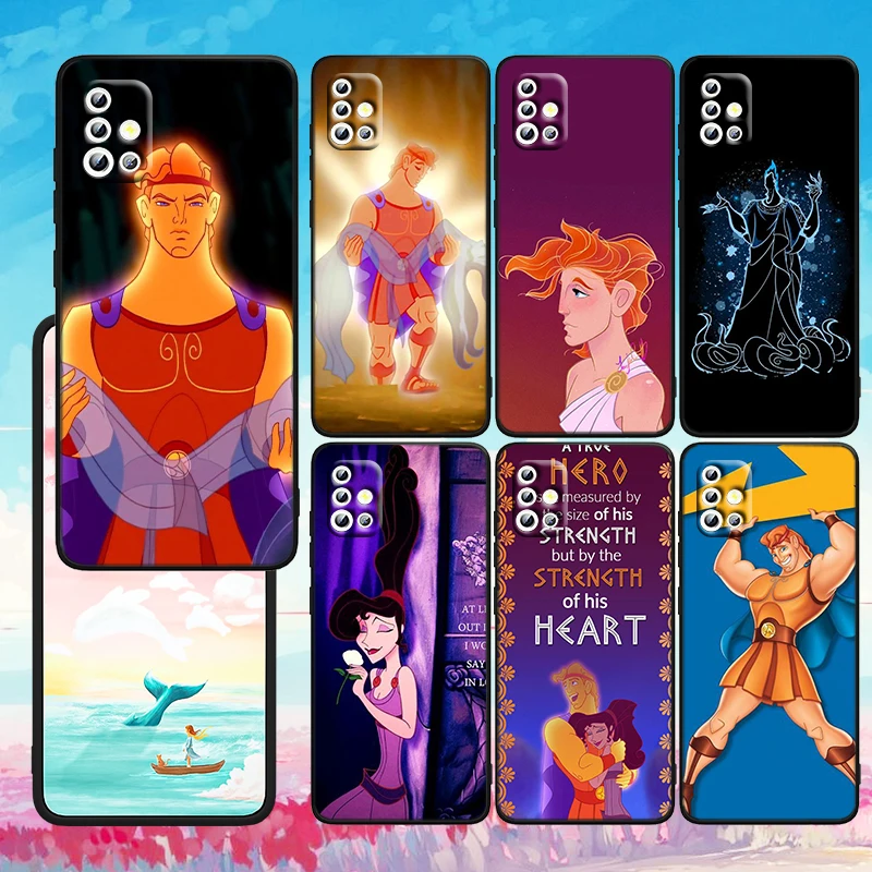 

Black Phone Case For Samsung A73 A72 A71 A54 A53 A52 A51 A42 A33 A32 A23 A22 A21S A13 A04 A03 5G Hercules Migra Hades Hades