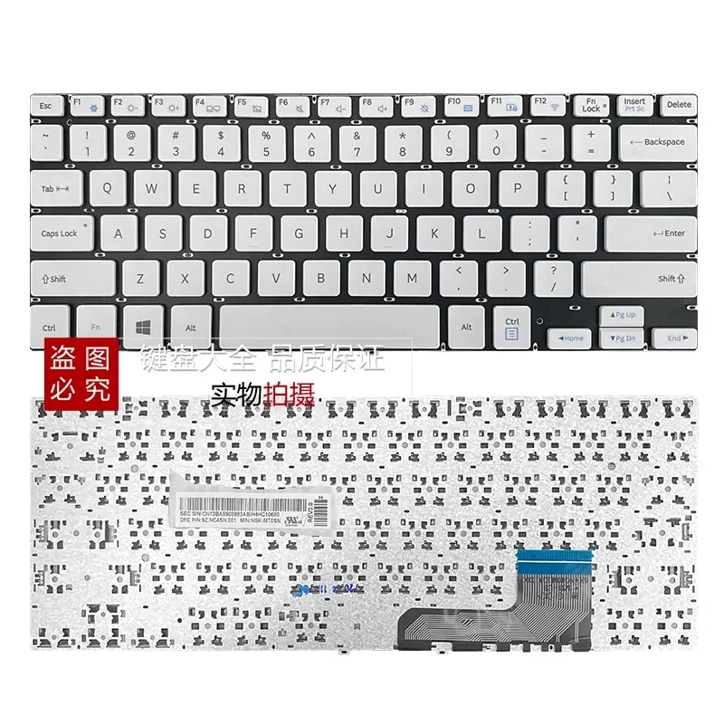 Фото Клавиатура для ноутбуков Samsung NP910S3L, NP905S3L, NP905S3K, NP910S3K, английская раскладка №2