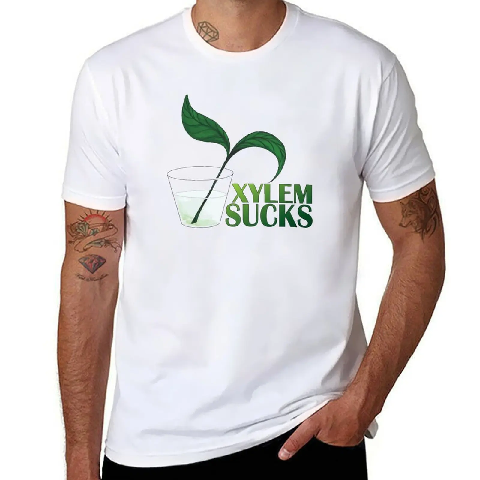 Фото Футболка Xylem sucks, дизайнерская мужская футболка, футболка №1