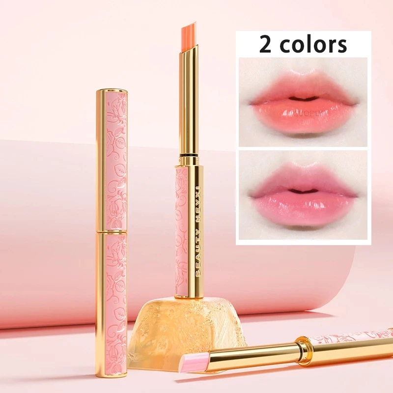 

HEYXI Small Naked Powder Warm Change Lipstick Lip Balm Color Change Lipstick Moisturizing Moisturizing Moisturizing Student Lips