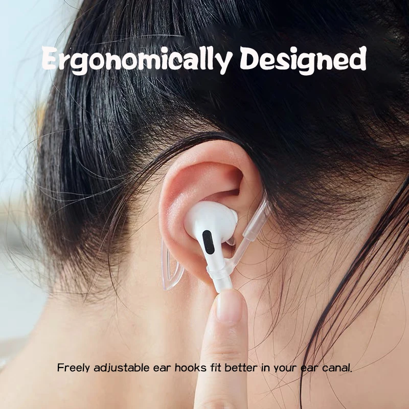 Универсальные амбушюры для наушников Apple Airpods 3 Pro 2 1 прозрачные зеркальные петли |