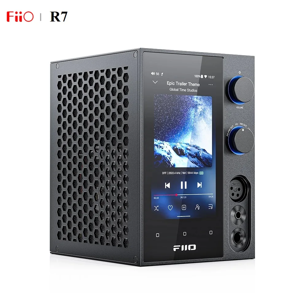 

FiiO R7 Snapdragon 660 Android 10 Desktop Music player AMP/DAC ES9068AS Chip/THXAAA 788 Headphone Amplifier Bluetooth 5.0DSD512