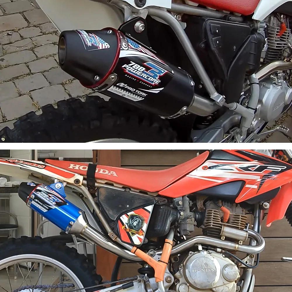 Глушитель выхлопных газов для внедорожника 45 мм Honda CRF150 CRF230 CRF250 аксессуары