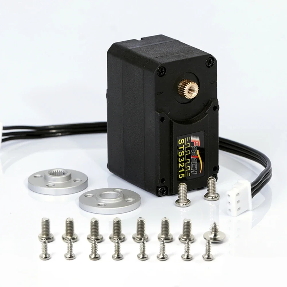 Фото Feetech STS3215 19 кг 7,4 В 360 градусов двухосевой TTL струнный робот RC серводвигатель для SO-ARM100 стандартный открытый рычаг 100 бета №5