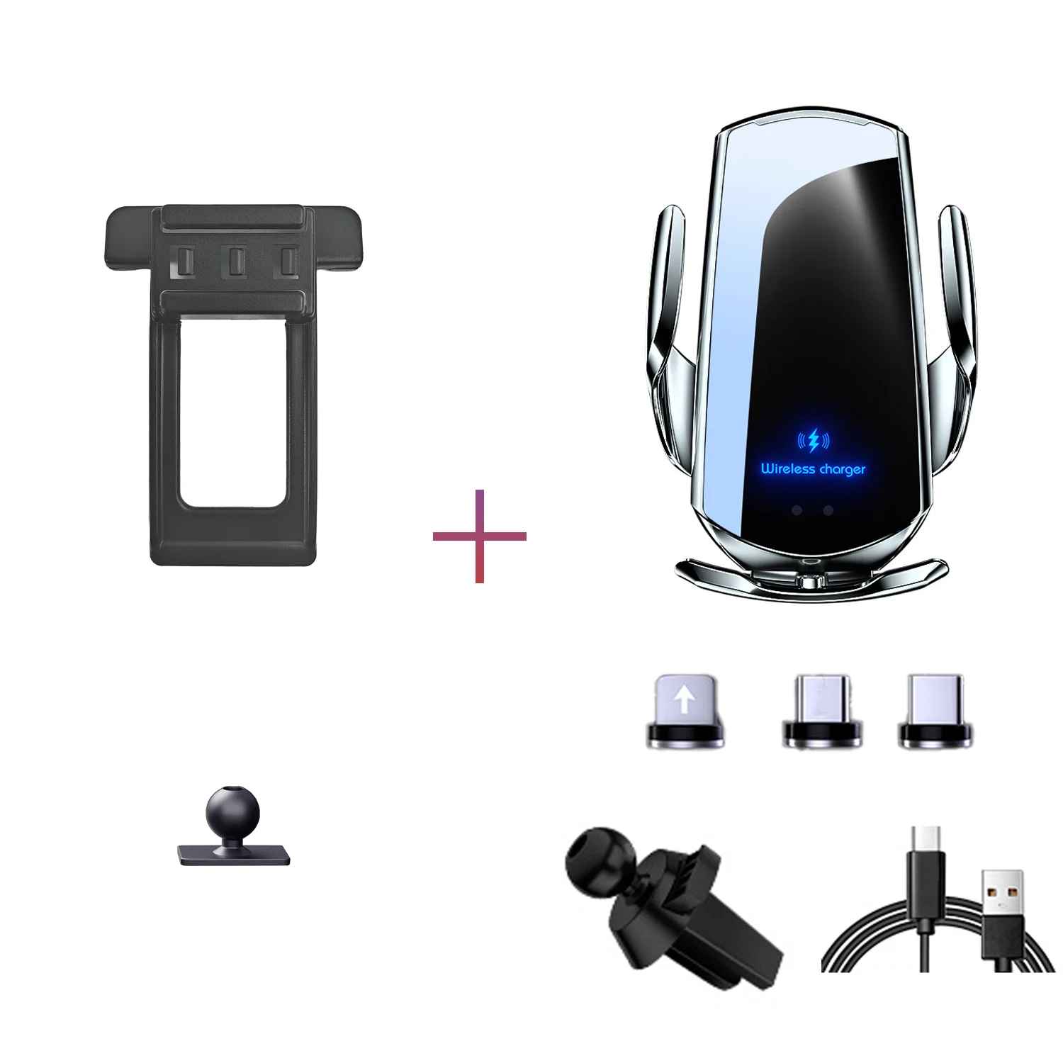 

Автомобильный держатель телефона для Toyota Corolla 2008 2009 2010-2013, крепления для мобильных телефонов, автомобильная беспроводная зарядка, специальные аксессуары с фиксированной базой