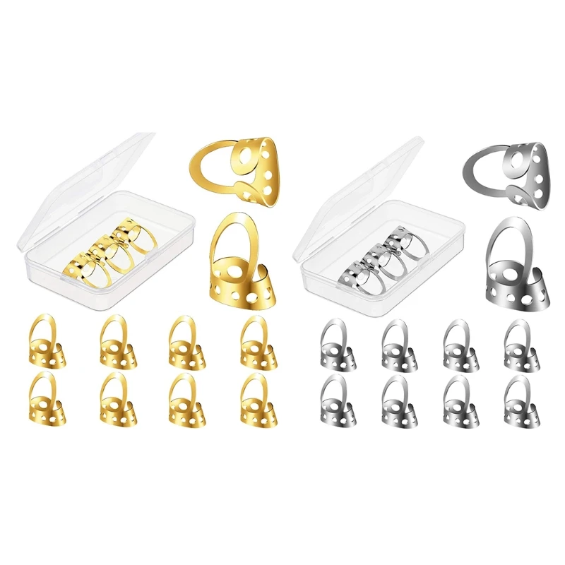 

Stainless Steel Guitar Finger Pick Adjustable Finger Thumb Pick for Guitar Banjo