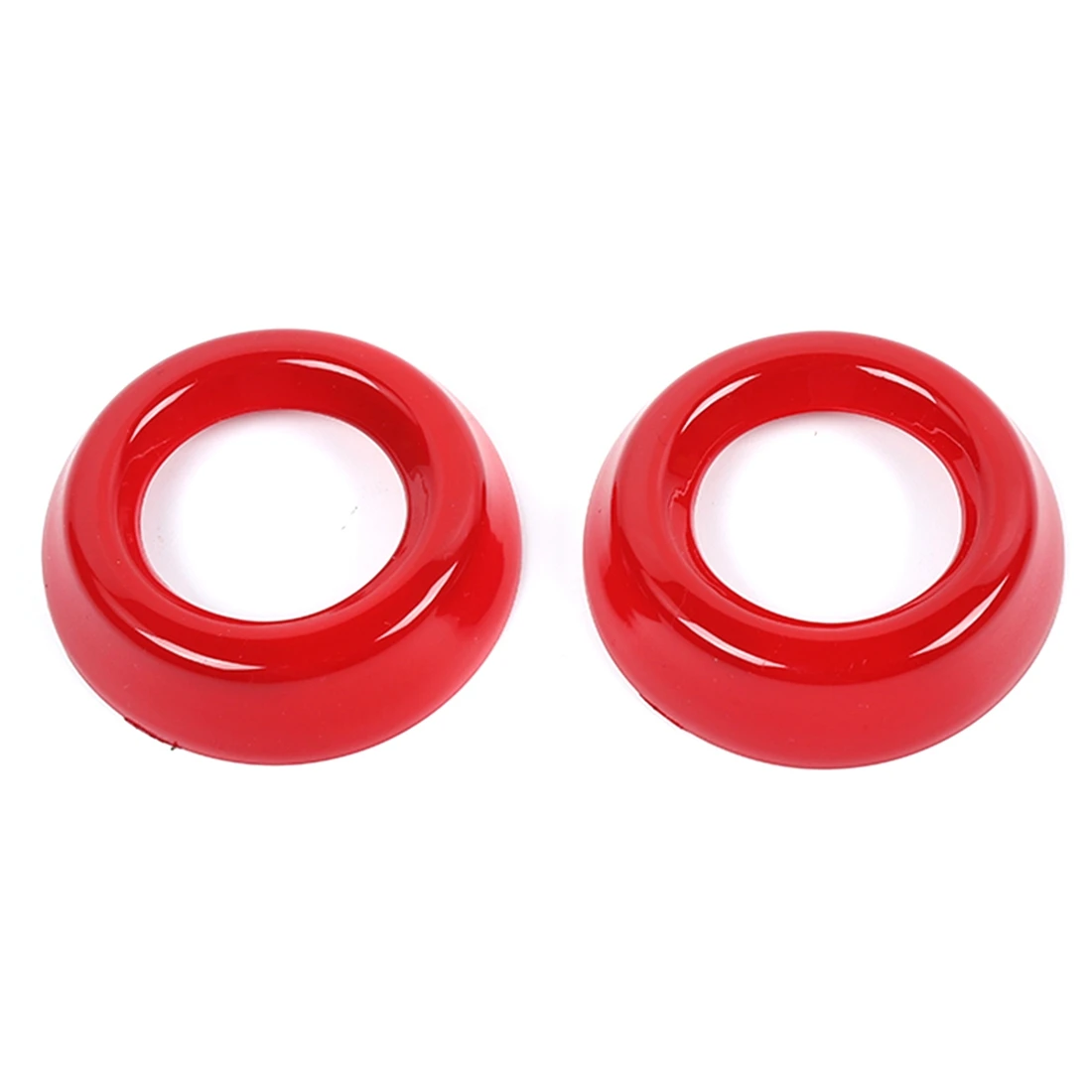 

Для Dodge Nitro 2007-2012 Автомобильная дверь звуковой сигнал отделка кольцо стикер аксессуары для интерьера, ABS красный