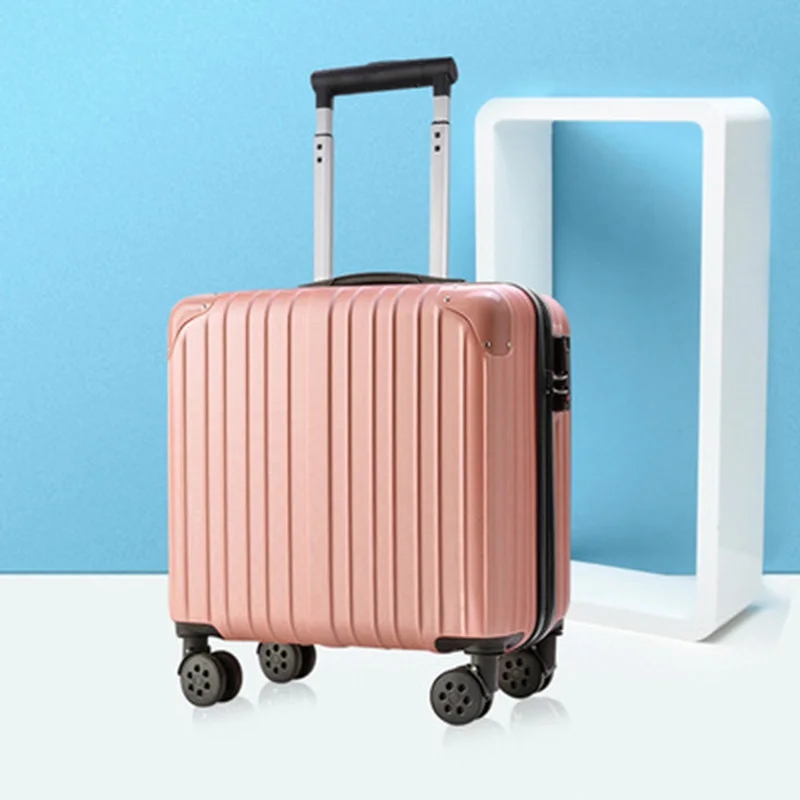 

Fashion High Quality 18 " 20 Inch Hard Case Travel Luggage Universal Silent Wheel Lightweight Password Lock Trolley Suitcas