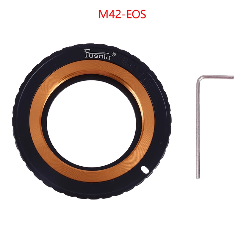 

Металлическое кольцо-адаптер для объектива M42 для объектива Canon EF 5diii 5DII 5D 6D 7D 60D, Регулируемый адаптер для объектива, соединительное кольцо