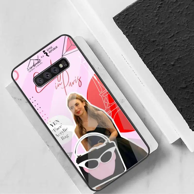Emily in paris Phone Case Tempered Glass For Samsung S20 Plus S7 S8 S9 S10 Note 8 9 10 Plus images - 6