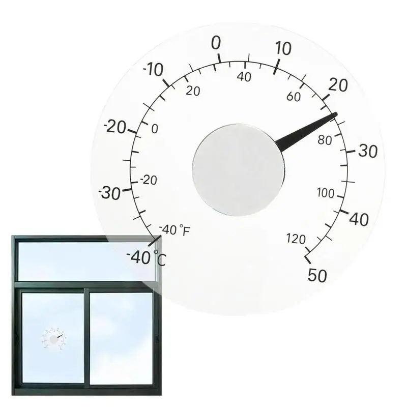 Наружный термометр, бессвинцовый самоклеящийся прозрачный водонепроницаемый домашний термометр для двери и окна