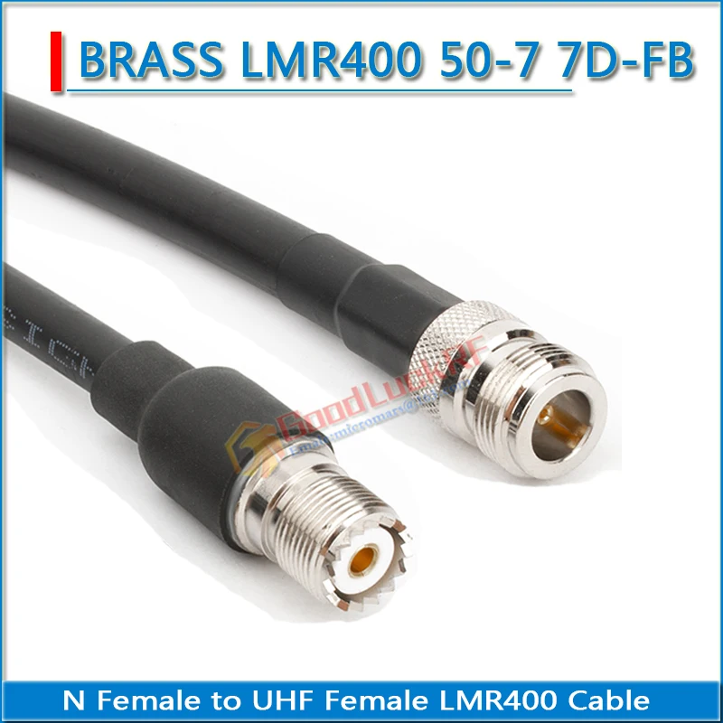 L16 N Женский к PL259 SO239 PL-259 SO-239 UHF мужской коаксиальный разъем LMR400 RG8 RG8U RG8/U SYWV50-7 7D-FB
