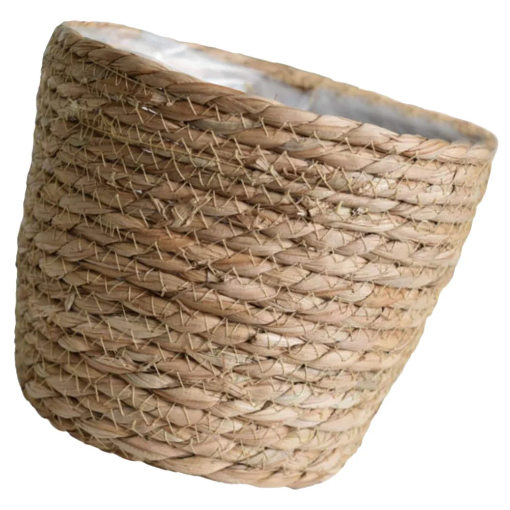 

Hand Woven Flower Pot Woven Pot Pot Storage Basket Container