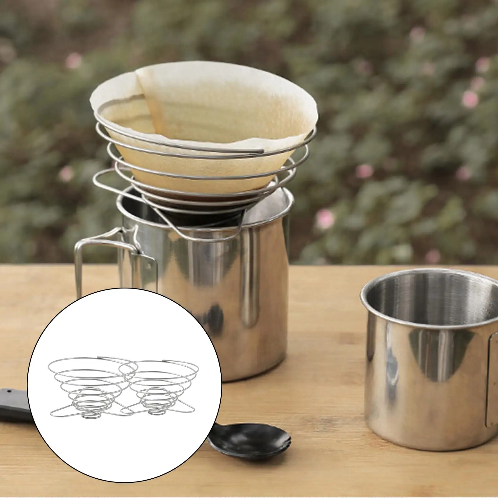 

Coffee Dripper Style Reusable Portable Paperless Coffee Filters for Home