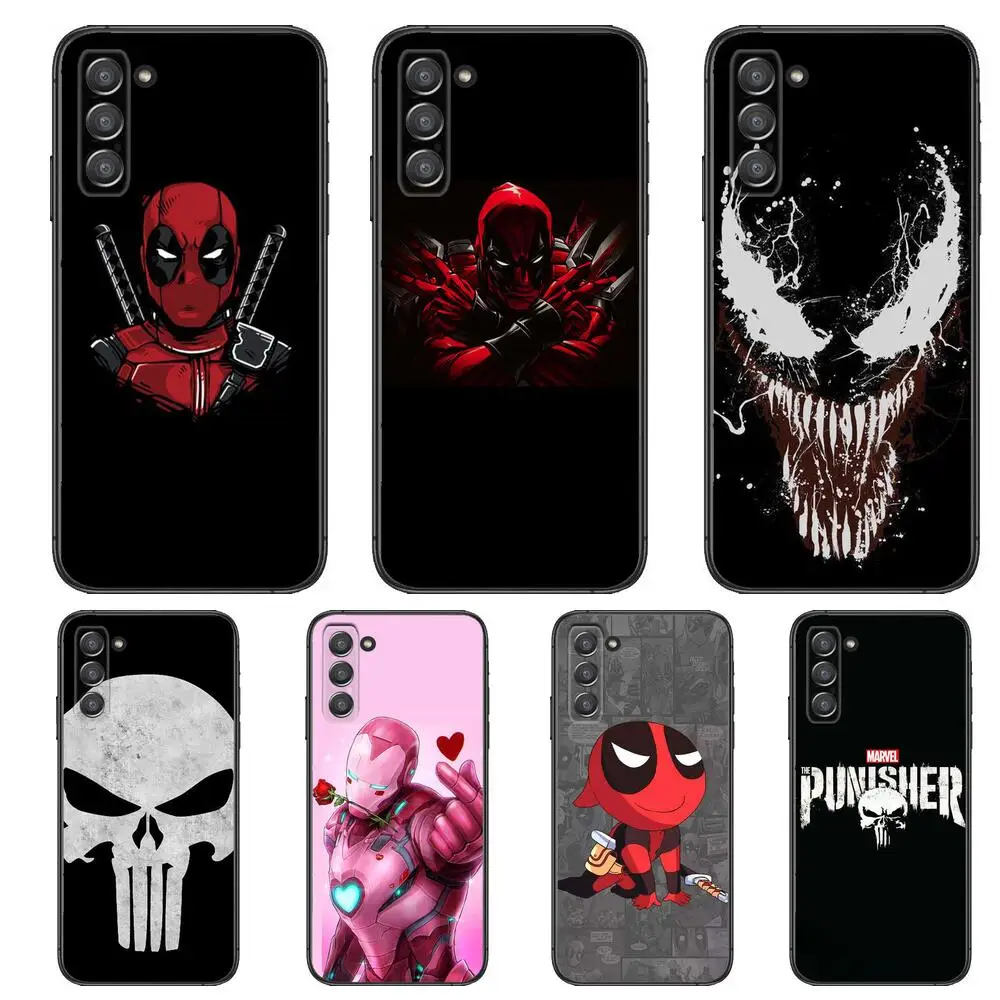 

venom Deadpool Phone cover hull For SamSung Galaxy s6 s7 S8 S9 S10E S20 S21 S5 S30 Plus S20 fe 5G Lite Ultra Edge