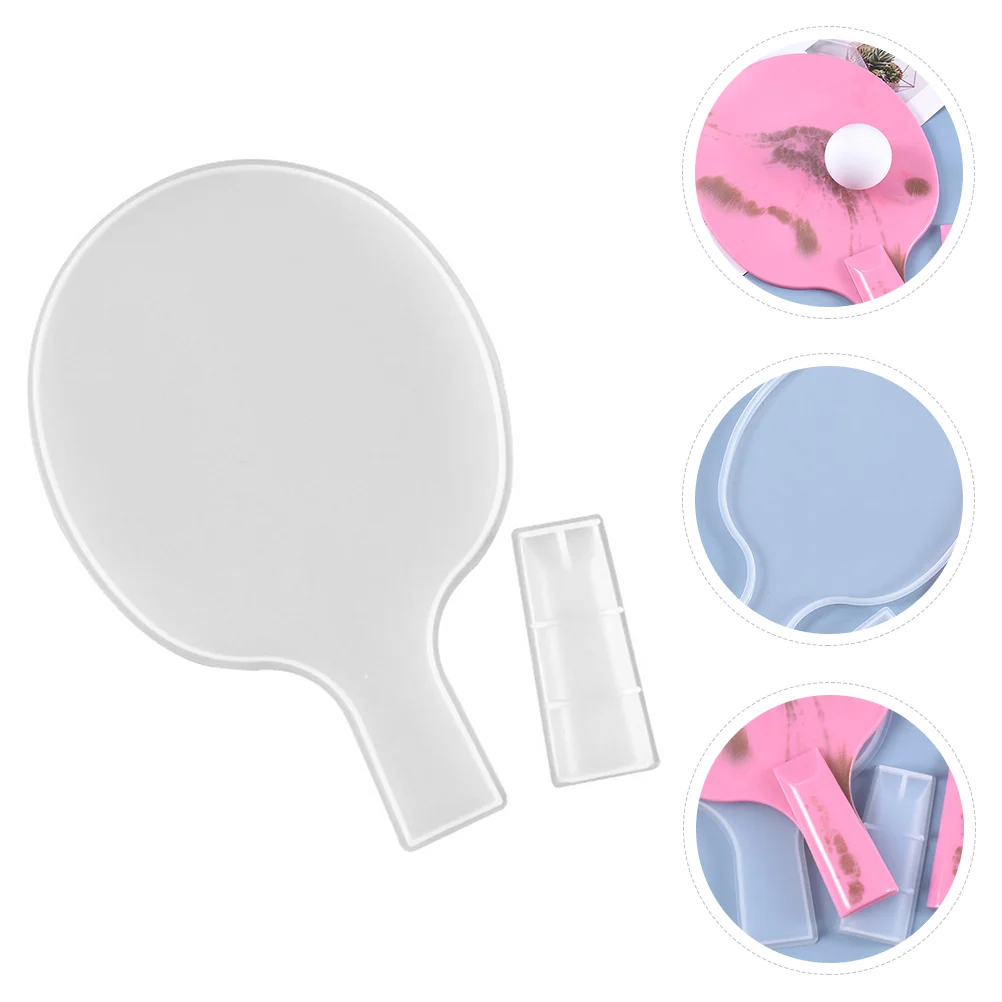 

Silicone Sports Tennis Rackets DIY Manual Mold Table Tennis Racket Making Mould