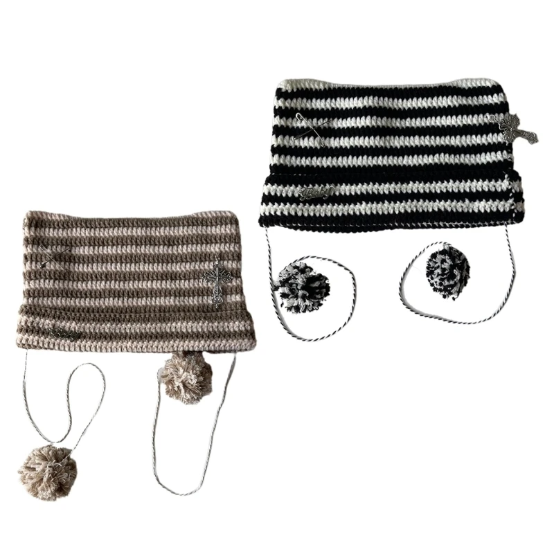 

Детская вязаная шапка с рисунком маленького дьявола