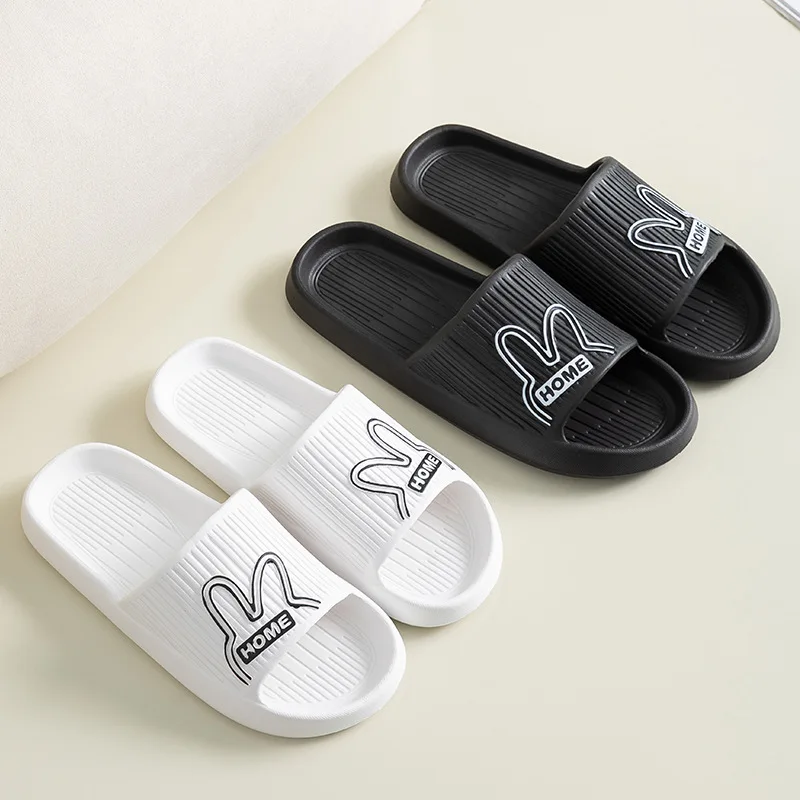 Home Slippers for Women Summer EVA Indoor Cute Cartoon House Sandals Ladies Couples Bathroom Non-slips Female Shoes Slides