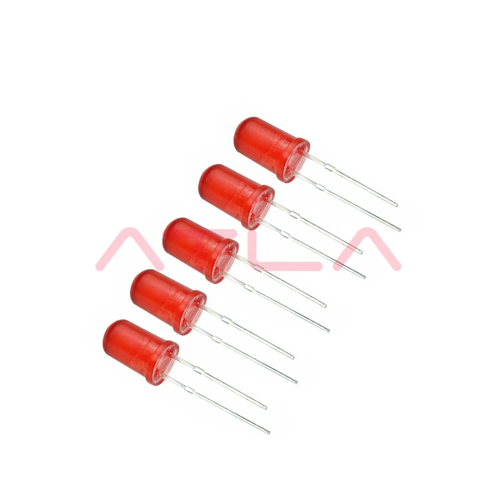 100 шт./лот 5 цветов F5 мм круглый светодиодный набор в ассортименте Ультраяркий