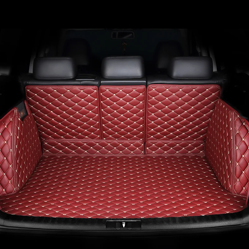 

Custom Full Coverage Car Trunk Mats For Fiat Freemont 7 Seat Cargo Liner Automobiles Accessories Auto Styling interior Rug