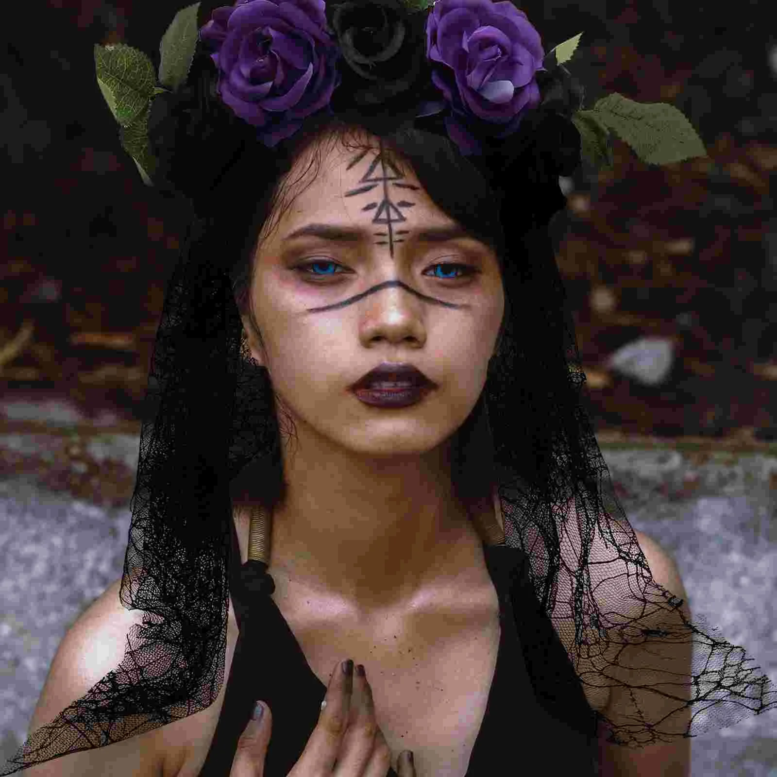 Повязка на голову с цветочным узором для девочек повязка розой праздничный