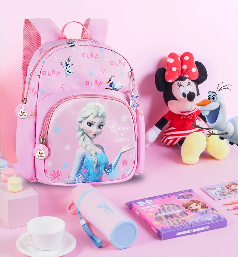 Disney genuine Aisha cartoon schoolbag pupil cartoon backpack kindergarten children Backpack  bags for girls  kids backpack
